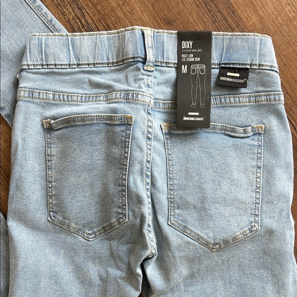 DRDenim Dixy Low waist Blue Skinny Jeans - Picture 2 of 4